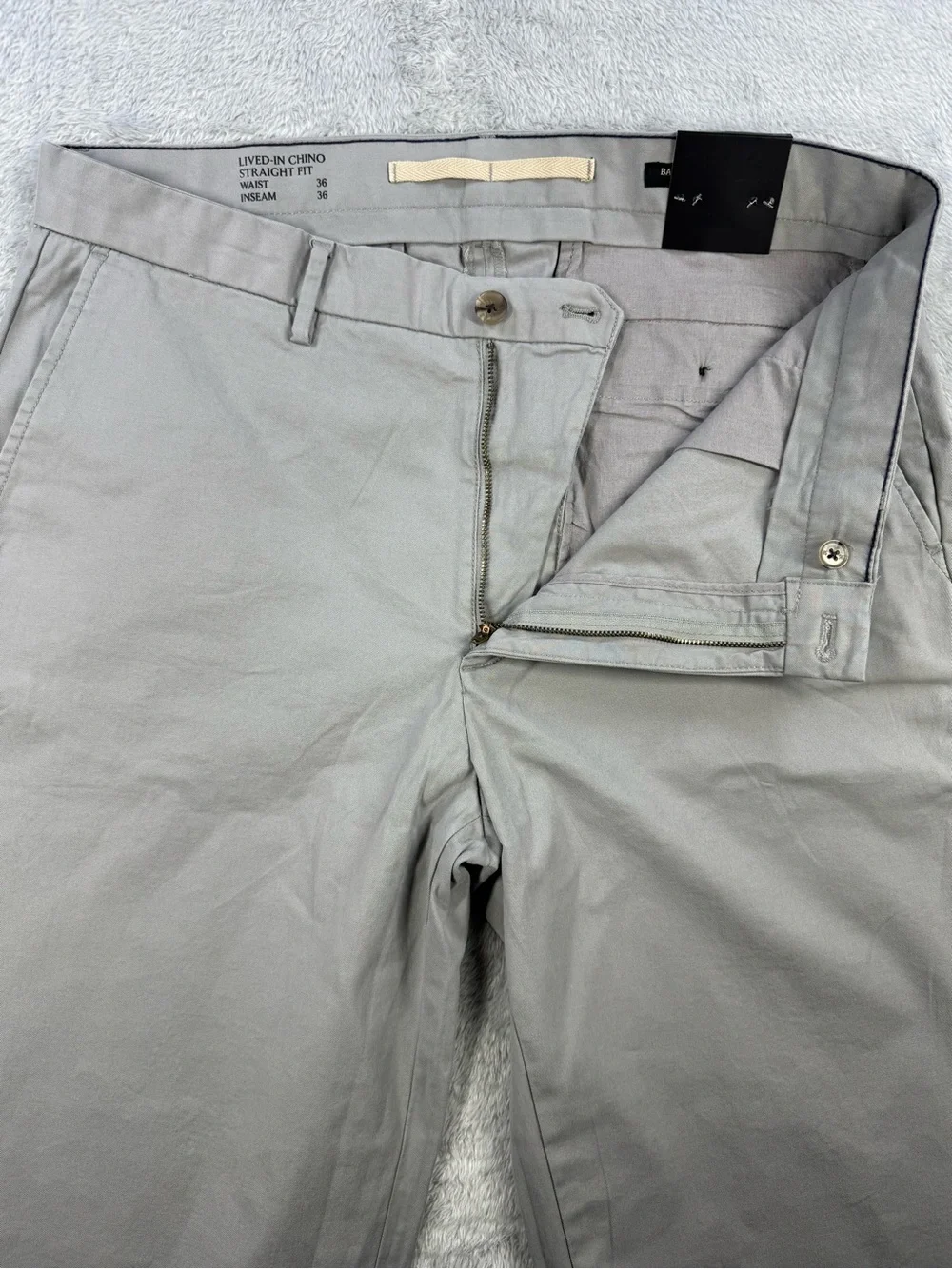 NWT Banana Republic Lived-In Chino Straight Fit Pants 36x36